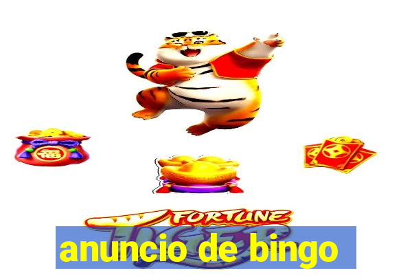 anuncio de bingo