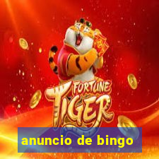 anuncio de bingo