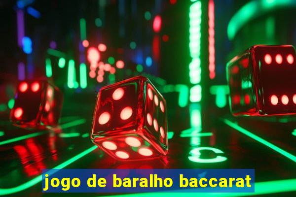 jogo de baralho baccarat