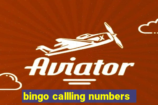 bingo callling numbers