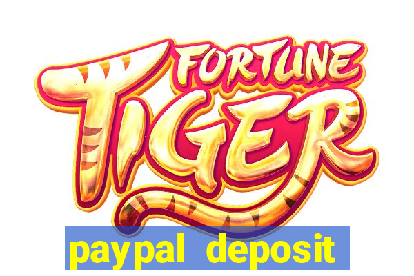 paypal deposit online casino