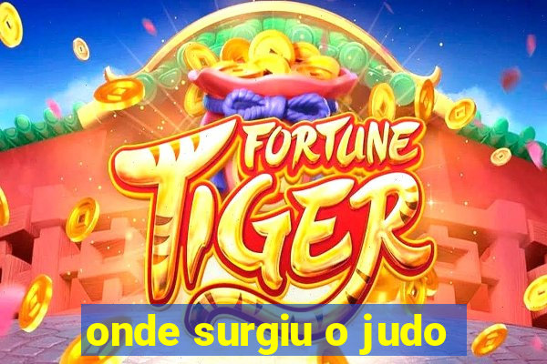 onde surgiu o judo