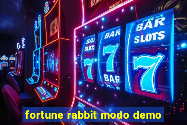 fortune rabbit modo demo