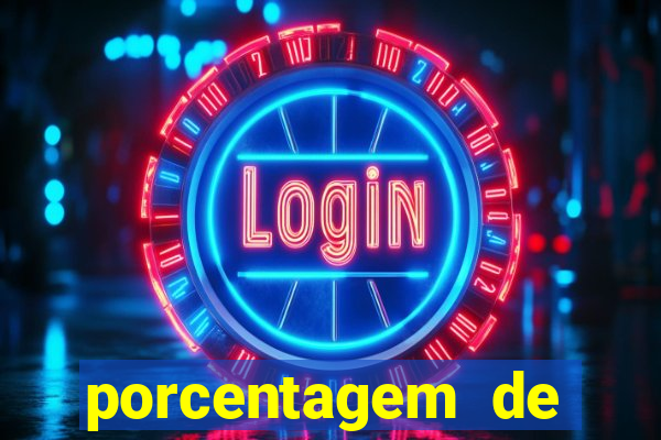 porcentagem de jogos slots