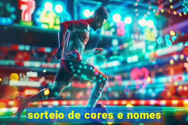 sorteio de cores e nomes