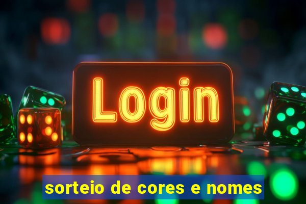 sorteio de cores e nomes