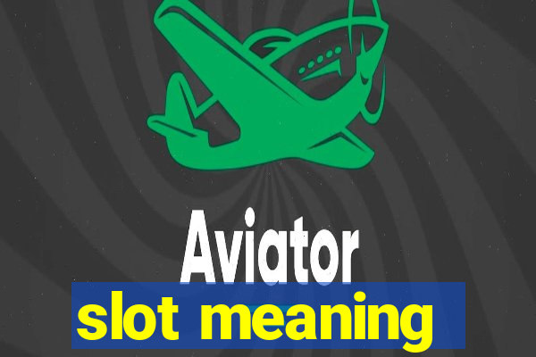 slot meaning