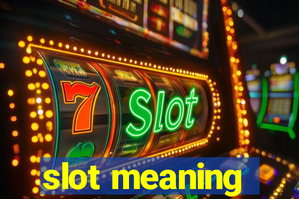 slot meaning