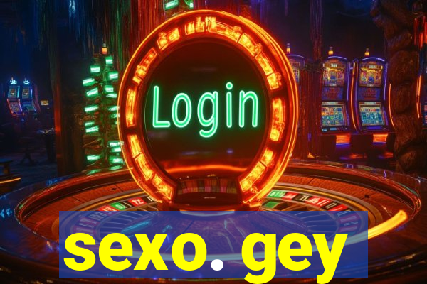 sexo. gey