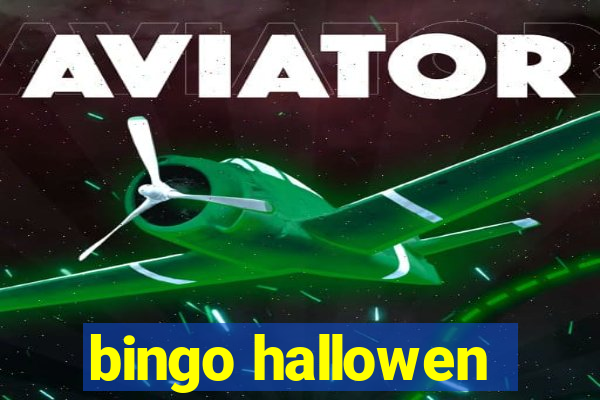 bingo hallowen