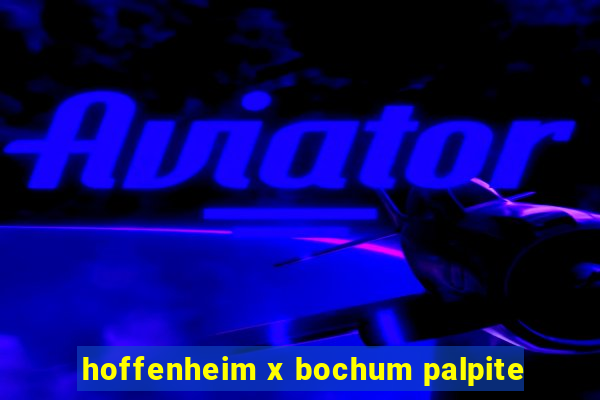 hoffenheim x bochum palpite