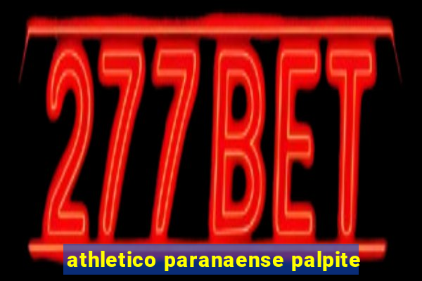 athletico paranaense palpite