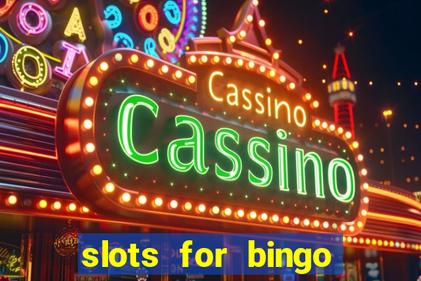 slots for bingo prova de pagamento