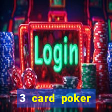 3 card poker casino odds