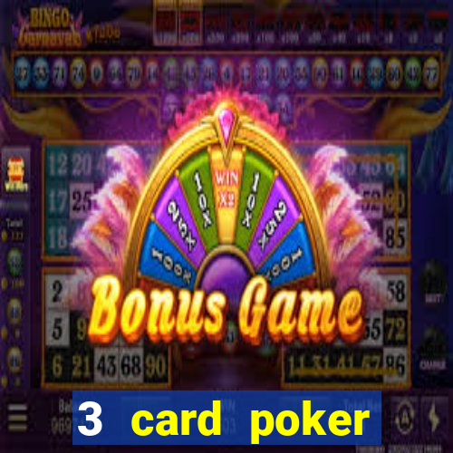 3 card poker casino odds