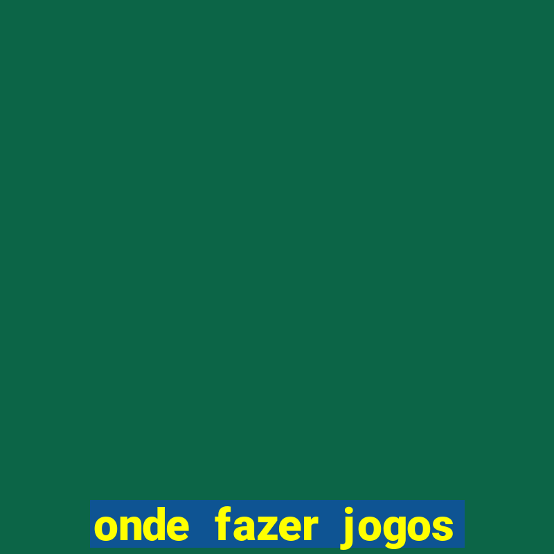 onde fazer jogos da loteria online