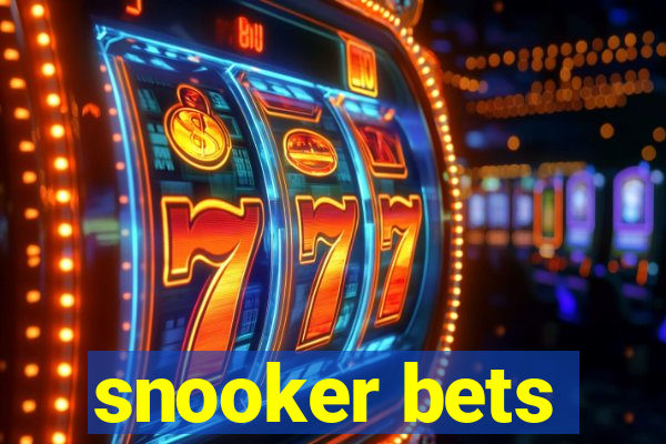 snooker bets