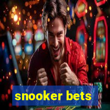 snooker bets