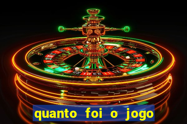 quanto foi o jogo do fluminense