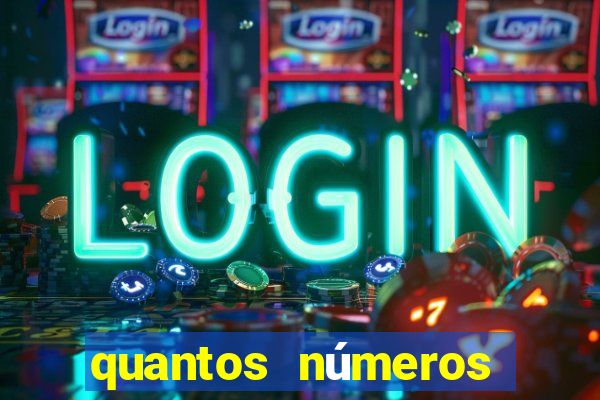 quantos números tem numa cartela de bingo