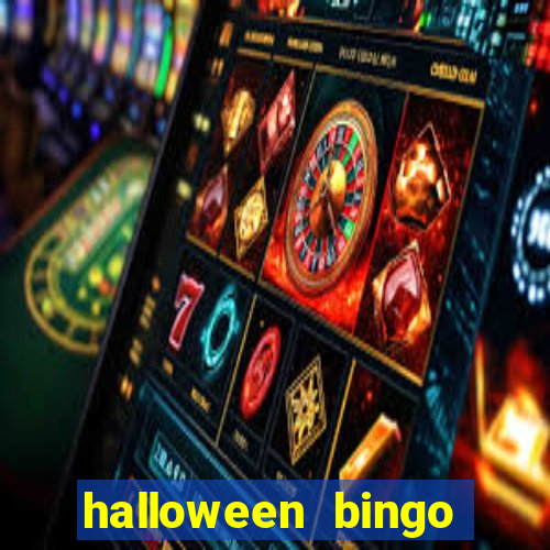 halloween bingo games for kids