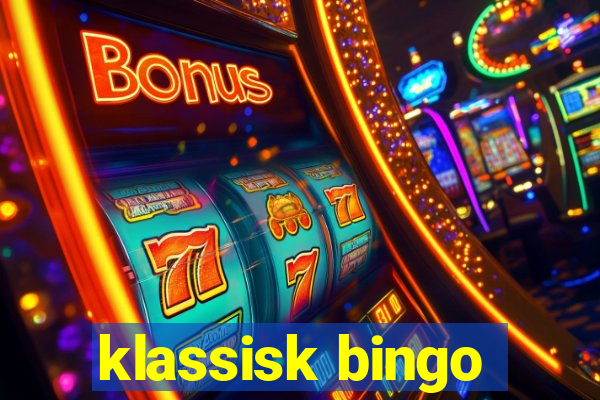 klassisk bingo