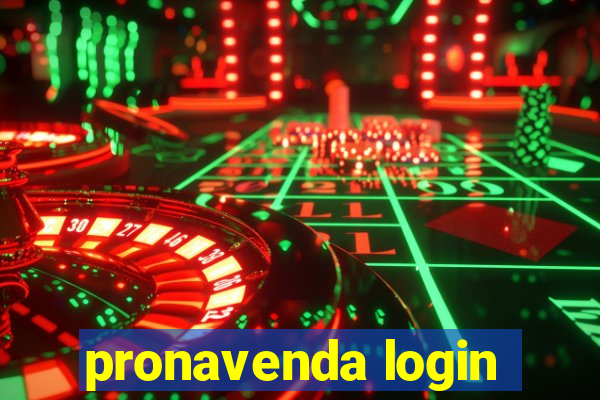 pronavenda login