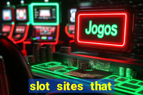 slot sites that accept paypal