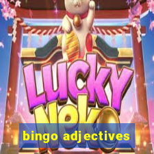 bingo adjectives