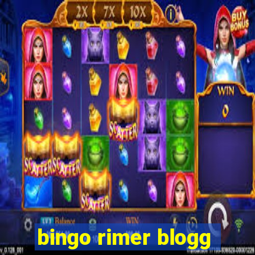 bingo rimer blogg