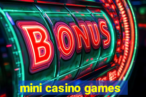 mini casino games