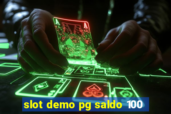 slot demo pg saldo 100