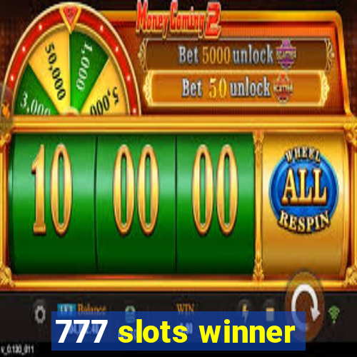 777 slots winner