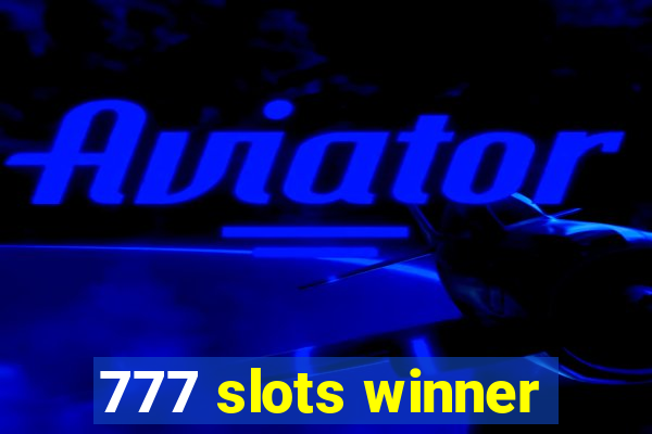 777 slots winner