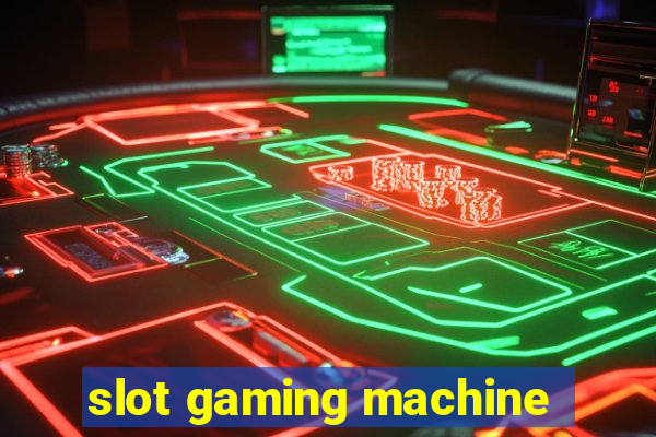 slot gaming machine