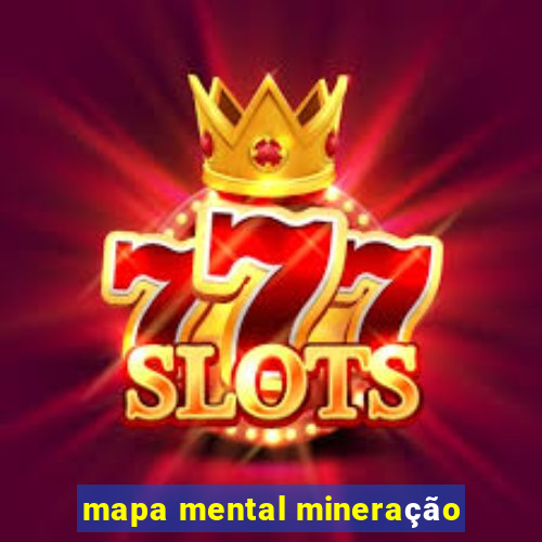 mapa mental mineração