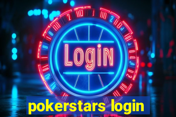 pokerstars login