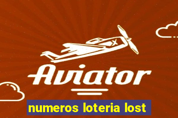 numeros loteria lost