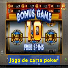 jogo de carta poker