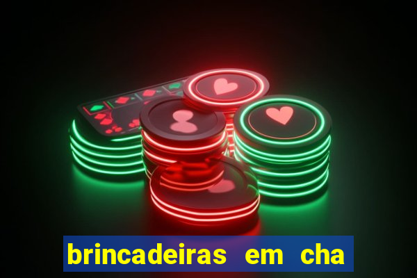 brincadeiras em cha de bebe