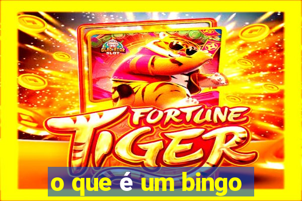 o que é um bingo