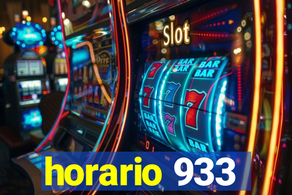 horario 933