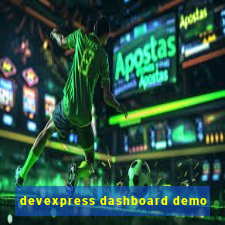 devexpress dashboard demo