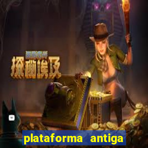 plataforma antiga de jogos