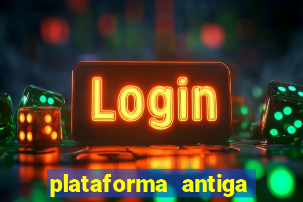 plataforma antiga de jogos