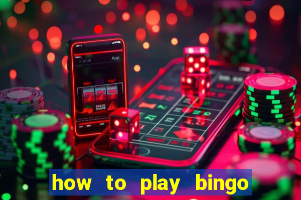 how to play bingo for money