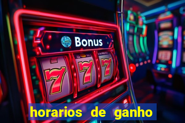 horarios de ganho do fortune tiger