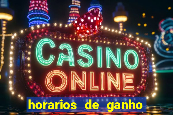 horarios de ganho do fortune tiger