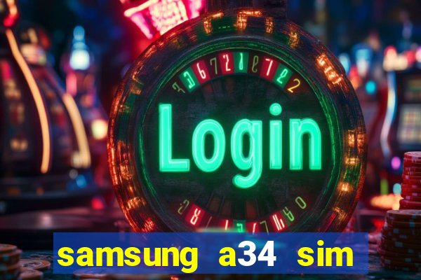 samsung a34 sim card slot