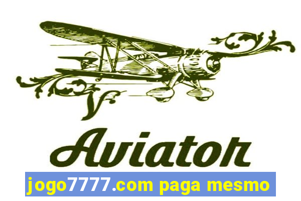 jogo7777.com paga mesmo